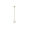 LUMINOUS STAR DROP OORBEL ZILVER